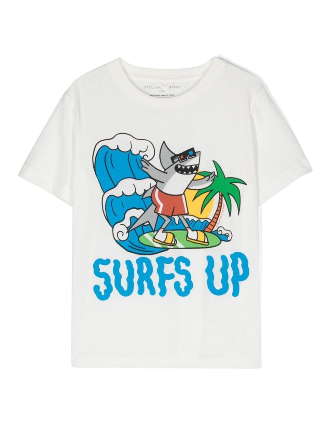 

Stella McCartney Kids футболка с принтом, белый