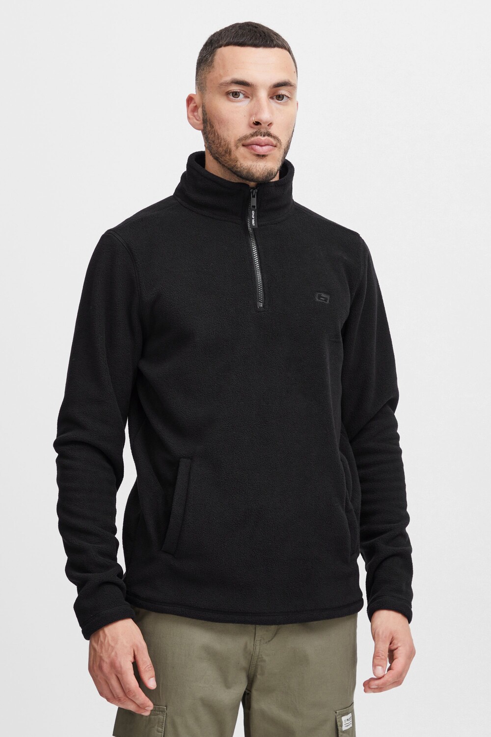 

Пуловер BLEND Fleecejacke BHFlint, черный