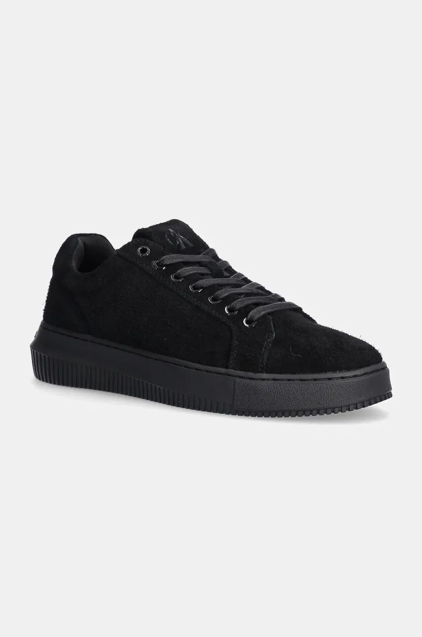 

Замшевые кроссовки Calvin Klein Jeans CHUNKY CUPSOLE LOW SUEDE, черный