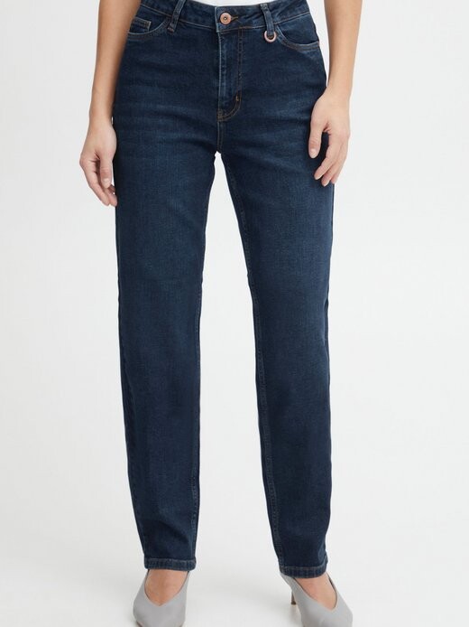 

Джинсы с 5 карманами пзлива Pulz Jeans, серый
