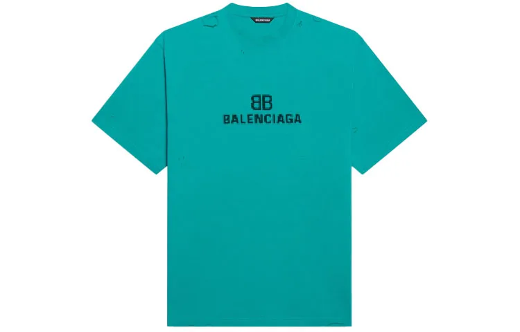 Футболка Bb Pixel Boxy Balenciaga, синий