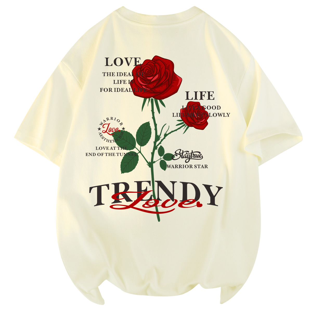 

Футболка унисекс WARRIOR, Apricot (Heavyweight And 100% Cotton）