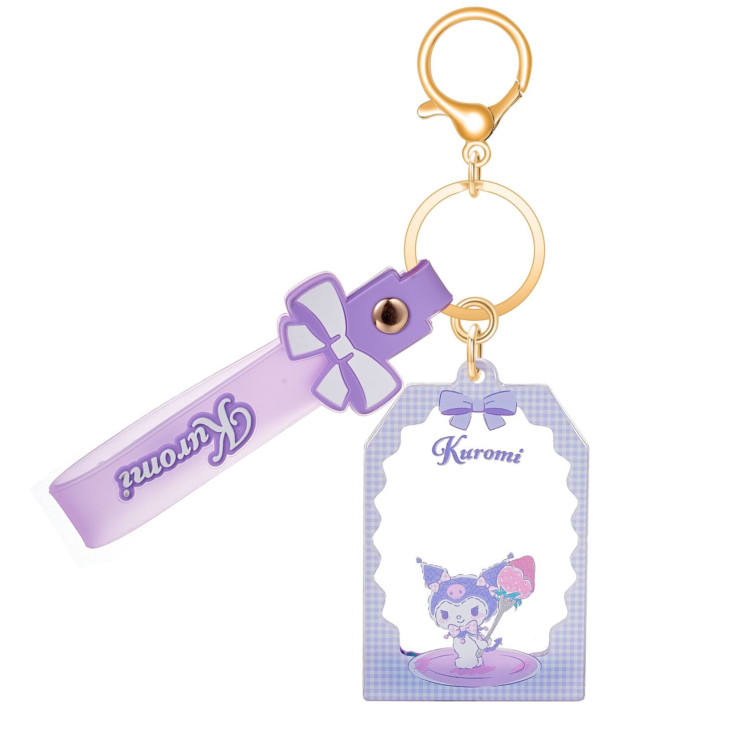 

Sanrio Куми Курами ПВХ подвеска Унисекс, Kuromi Afternoon Tea Keychain