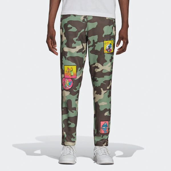 Брюки men's originals x jeremy scott crossover camouflage sports pants/trousers/joggers green Adidas, мультиколор — фото 3