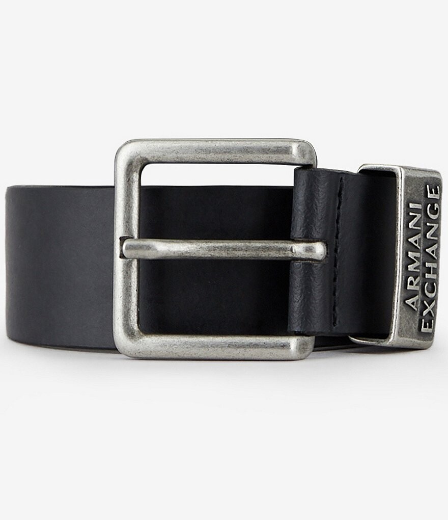 

Armani Exchange Metal Keeper 1.6Пояс, черный