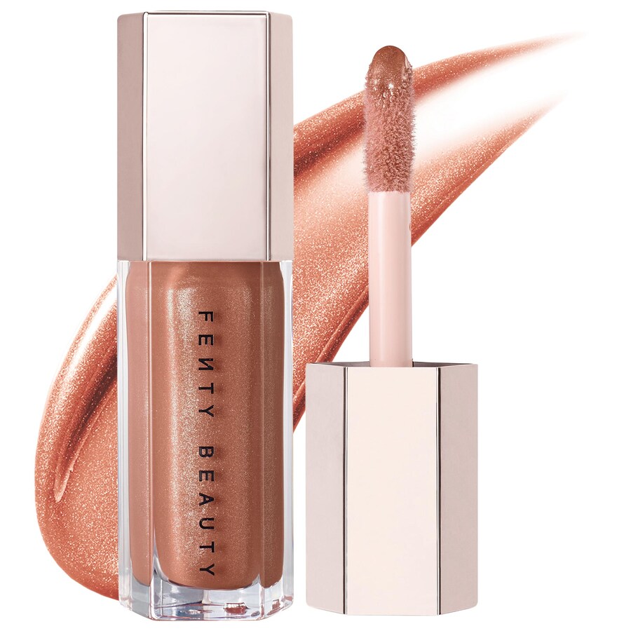 

Блеск для губ Gloss Bomb Universal Lip Luminizer Fenty Beauty by Rihanna, 0.30 oz/9 mL, Fenty Glow