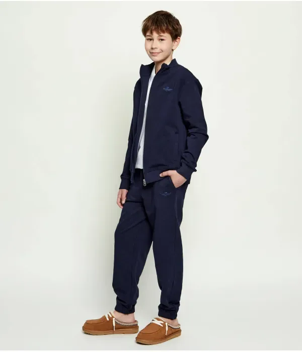 Спортивные штаны regular fit Aeronautica Militare, темно-синий — фото 2