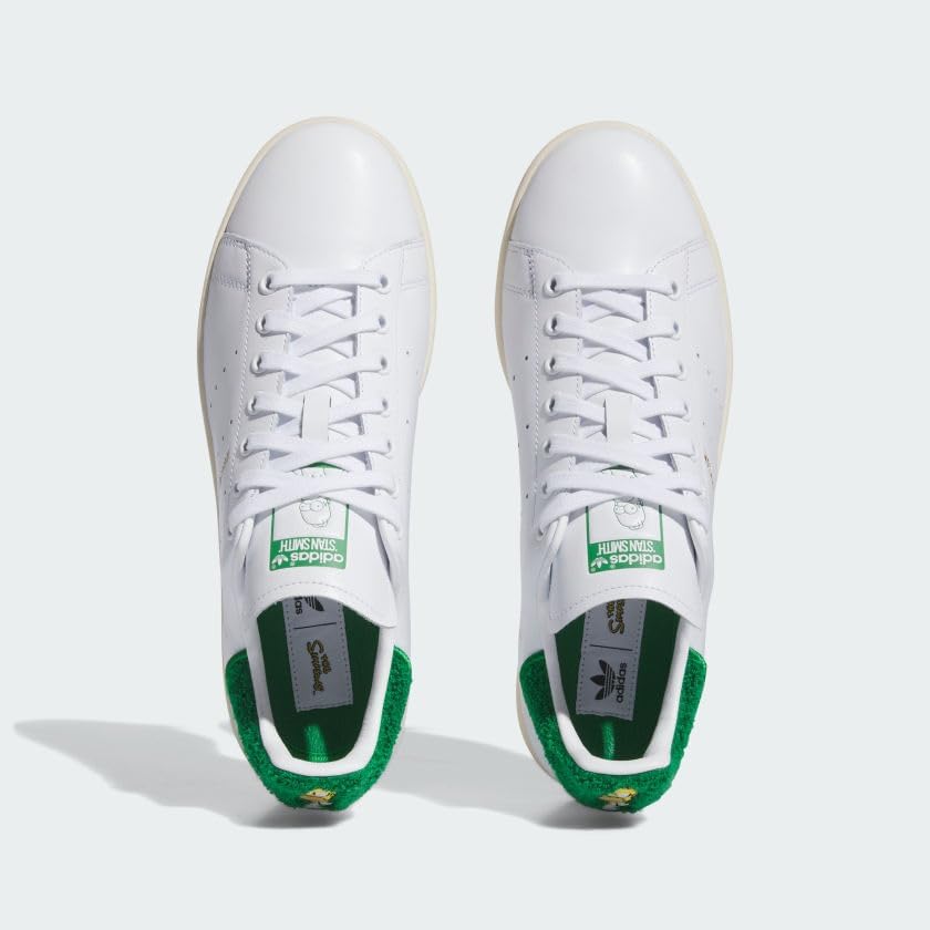 Мужские кроссовки adidas Stan Smith, белый/зеленый/кремовый — фото 2