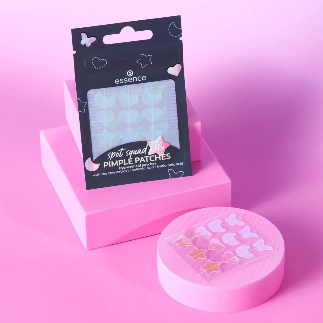 Пластыри от прыщей Anti-acne care spot squad holo pimple patches Essence, 5 гр — фото 3