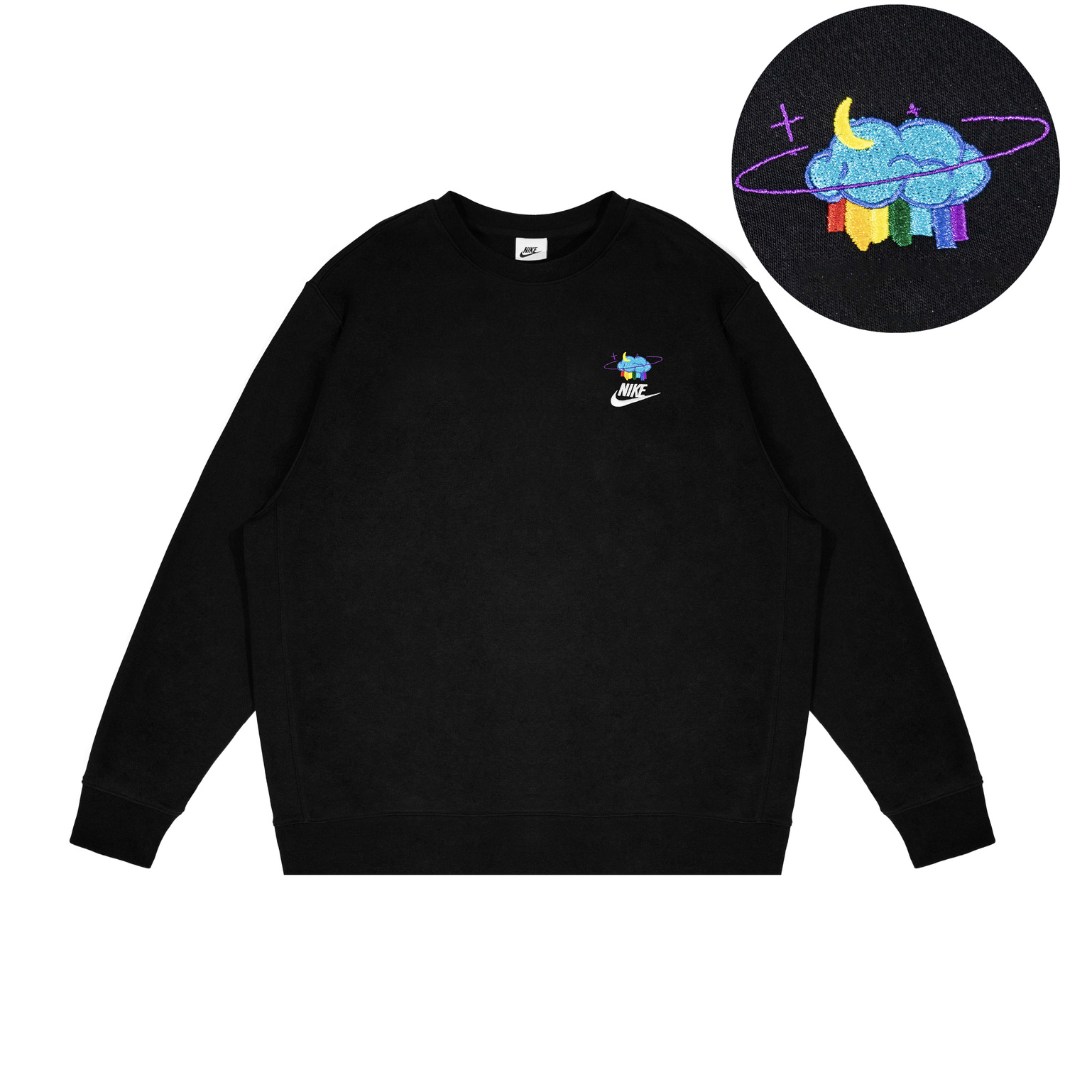 

Nike Фантазийный свитшот унисекс черный