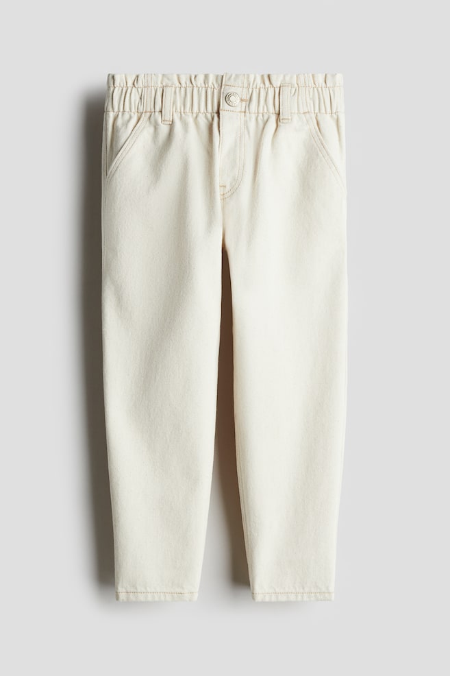 

Свободные зауженные джинсы H&M, бежевый