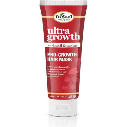 Маска для волос Ultra Growth Basil & Castor Oil Pro Growth 235ml