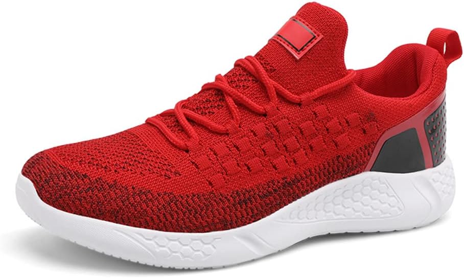 

Кроссовки Jakcuz Mesh для женщин и мужчин, ультралегкие, на босу ногу, для повседневной ходьбы, красный