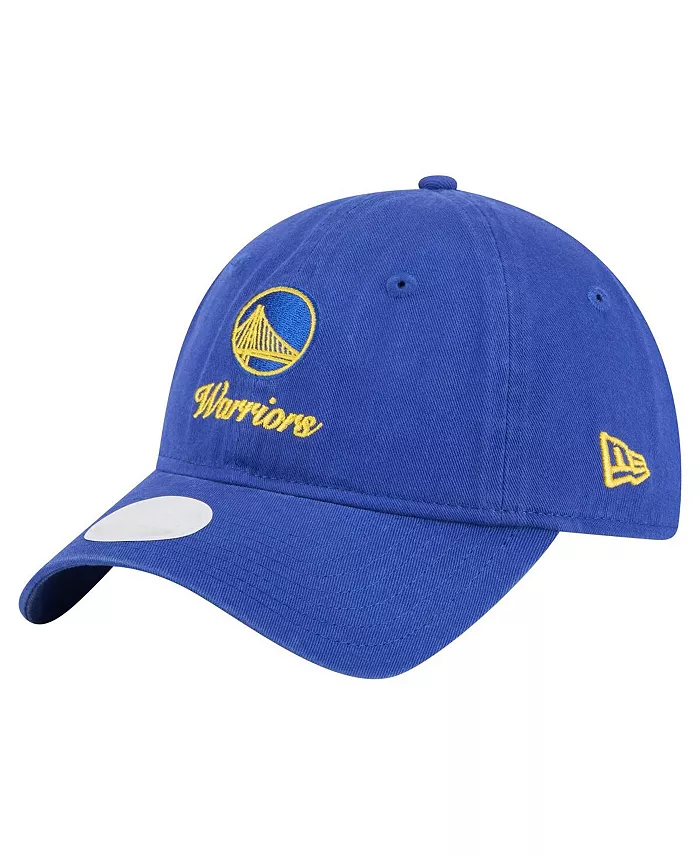 

Женская регулируемая кепка Gameday Preppy 9TWENTY Golden State Warriors в королевском цвете New Era