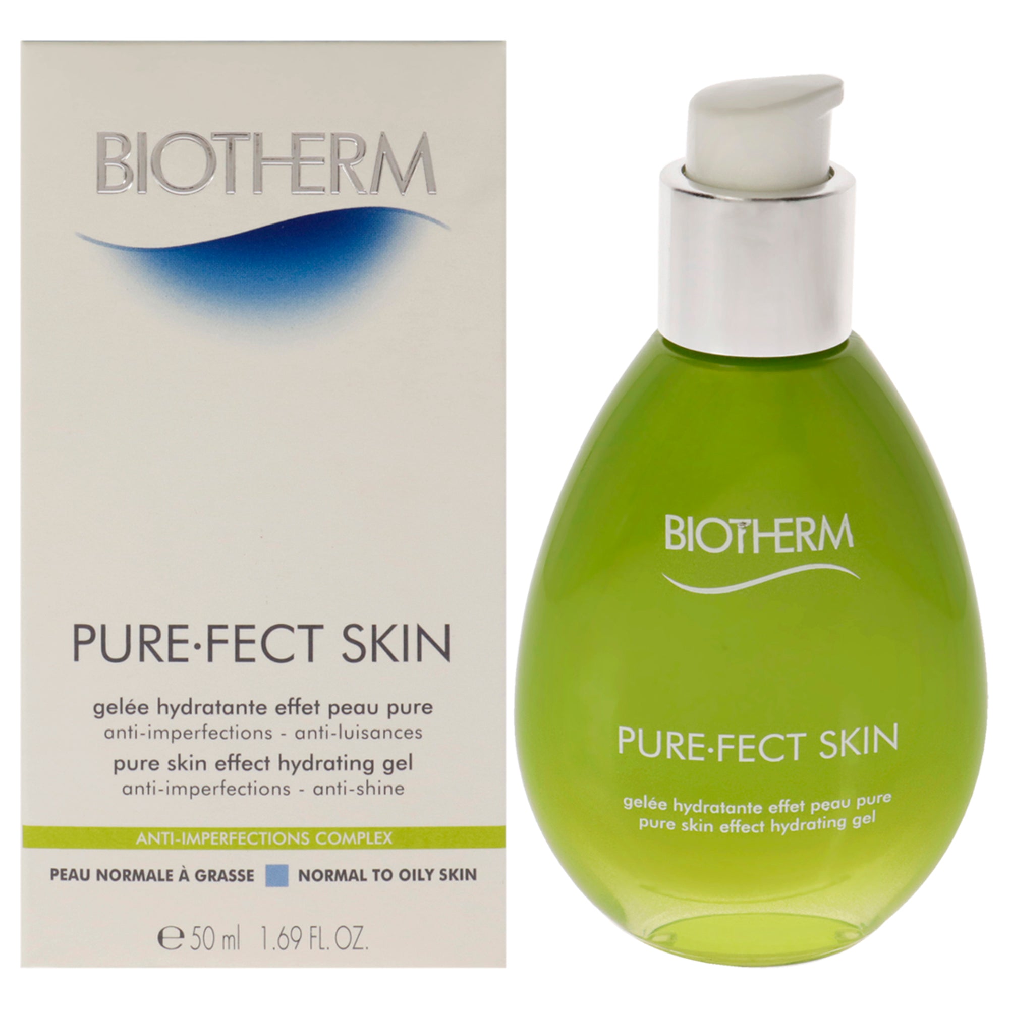 

Увлажняющий гель Pure-Fect Skin Pure Skin Effect для нормальной и жирной кожи от Biotherm для мужчин и женщин - 1,69 унции геля Biotherm, Small