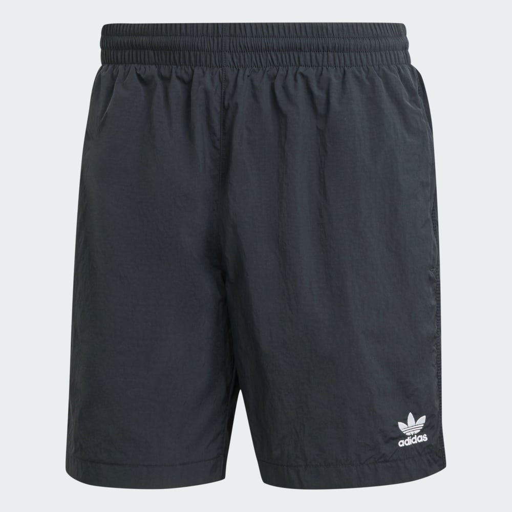 Шорты Adidas Trefoil Essentials Woven Shorts, черный/белый — фото 4