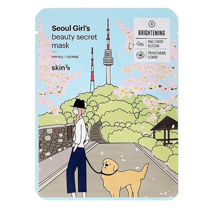 

Seoul Girl's Beauty Secret Sheet Mask Осветляющая маска - 20 г Skin79