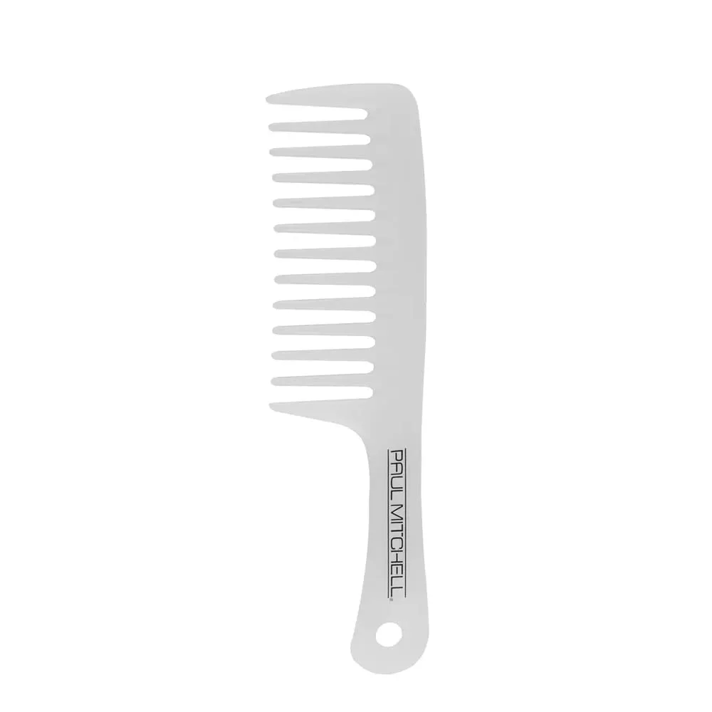Расческа Paul Mitchell Detangler Comb с широкими зубьями распутывает влажные и сухие волосы. 1 штука (1 шт.), Opaque - 9.62 in.Length (Pack of 1)