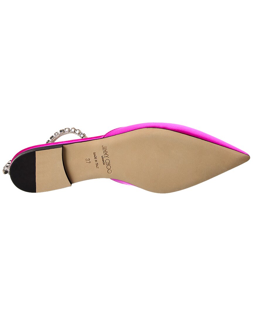 Сатиновые туфли Jimmy Choo Saeda Flat, цвет multi — фото 4