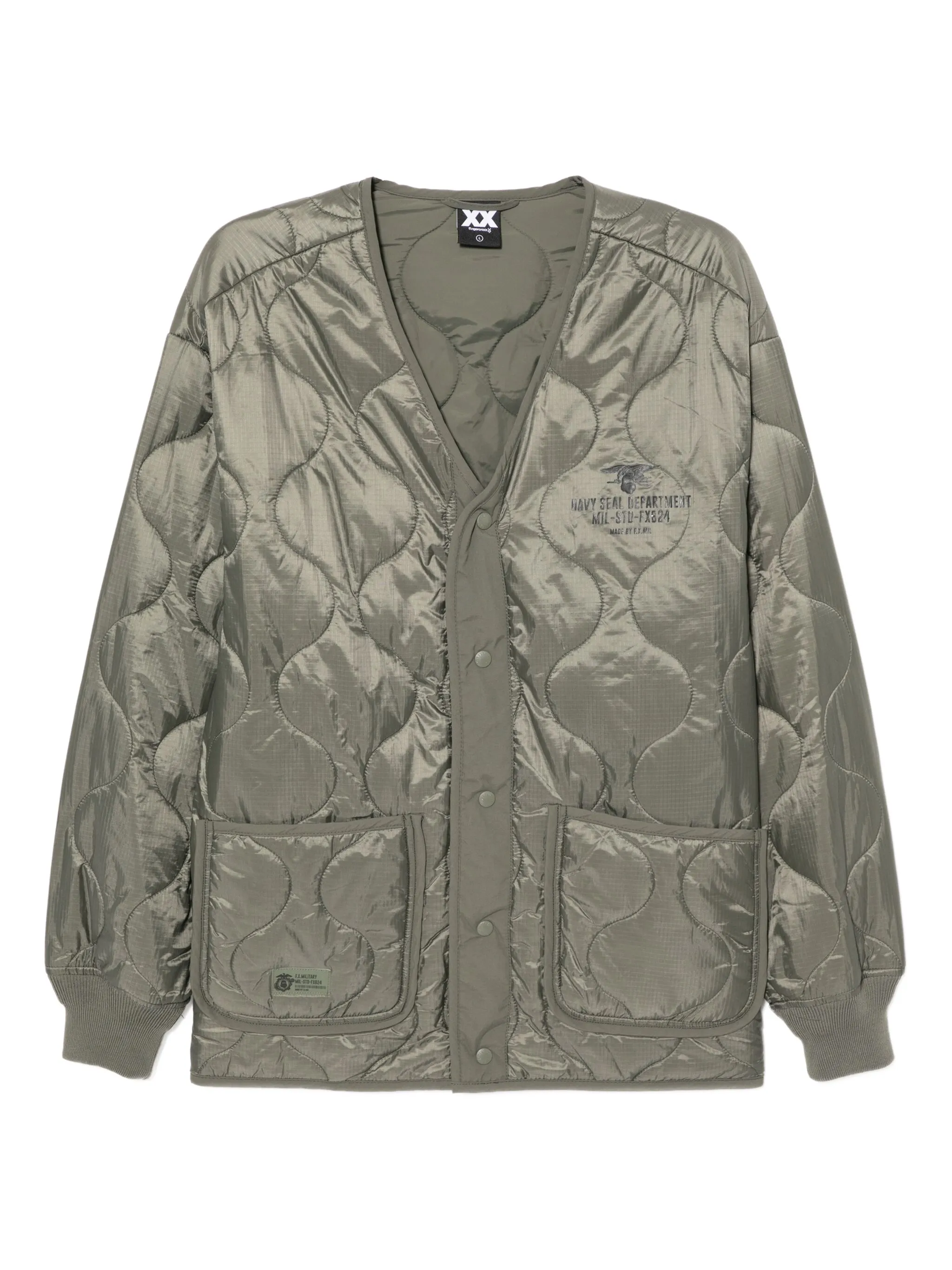 

Куртка с логотипом Fingercroxx, зеленый