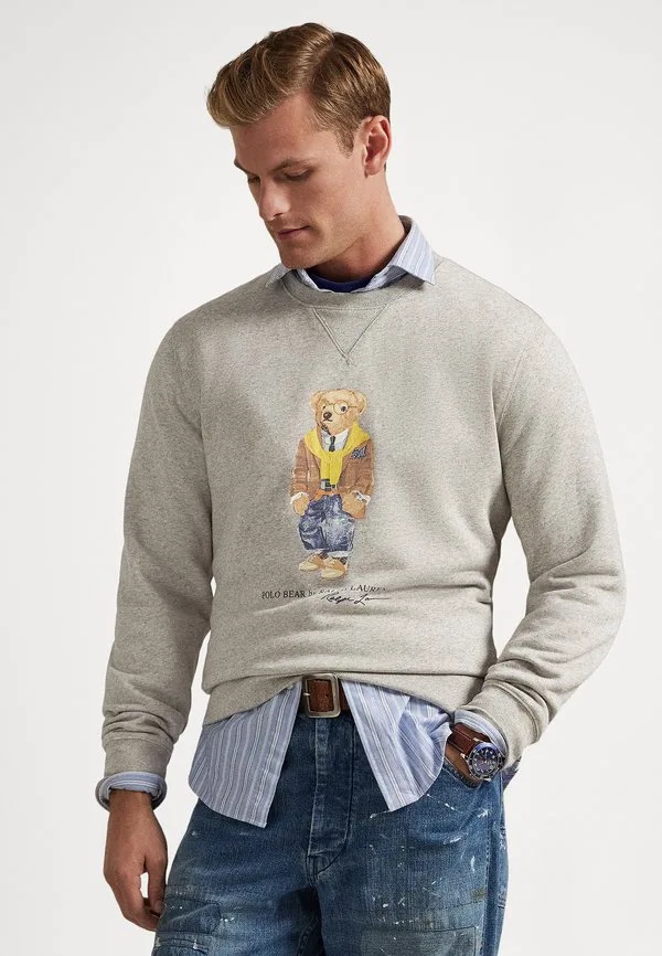 Флисовая толстовка-свитер polo bear Polo Ralph Lauren, Heather