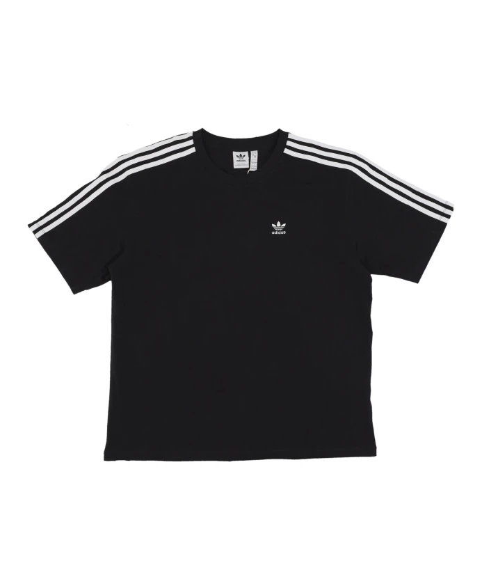 

Футболка оверсайз с культовыми полосками Adidas, черный