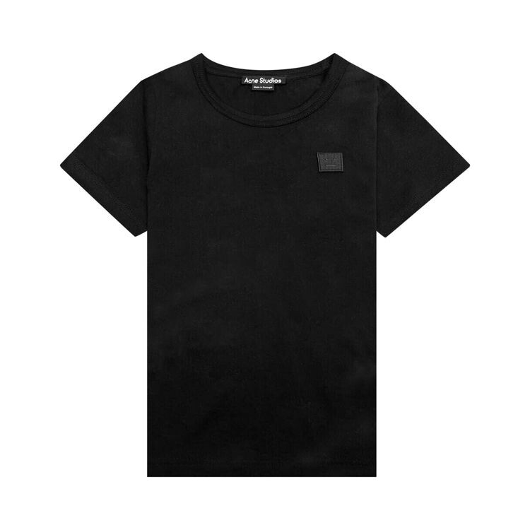 

Футболка Acne Studios Kids Nash Face T-Shirt Black, черный