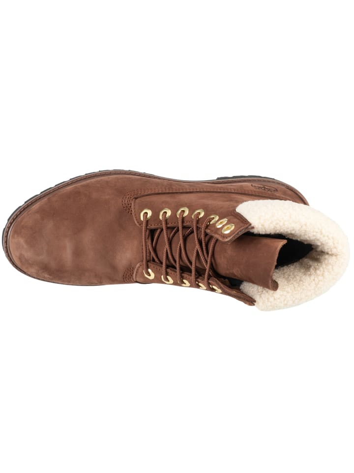 Ботинки Timberland Premium 6 In WP коричневого цвета — фото 3