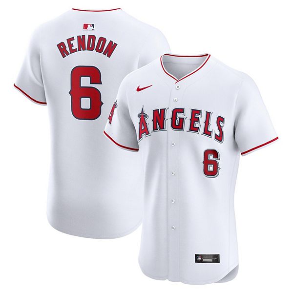 

Мужская белая домашняя элитная футболка Anthony Rendon Los Angeles Angels Nike