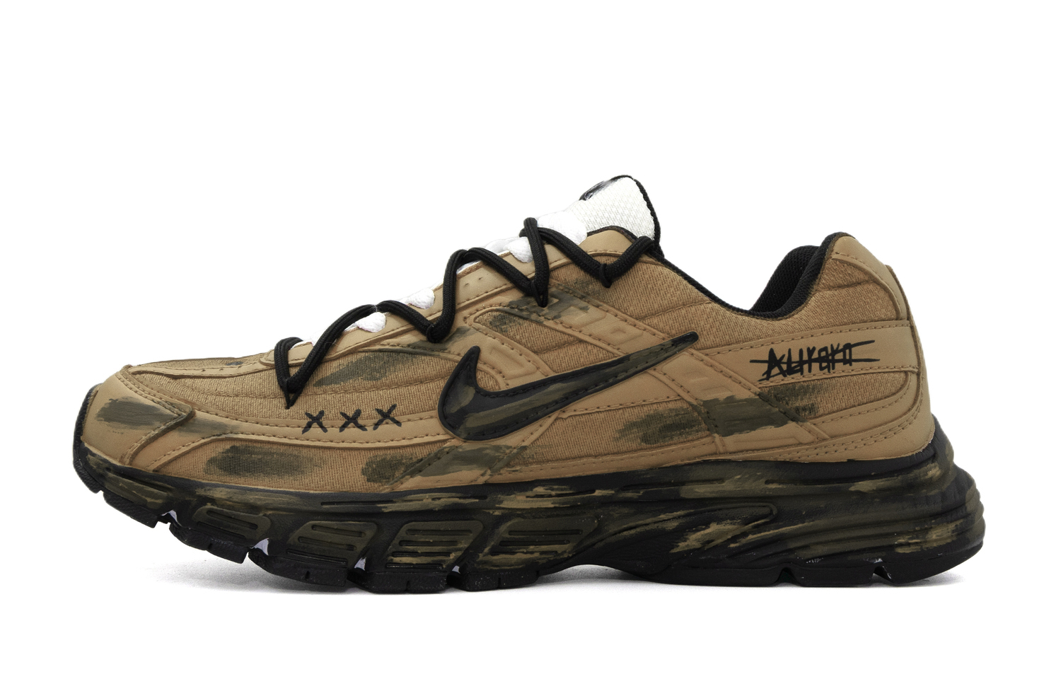 

Инициатор амортизация низкие повседневные трейловые кроссовки unisex brown Nike, серый