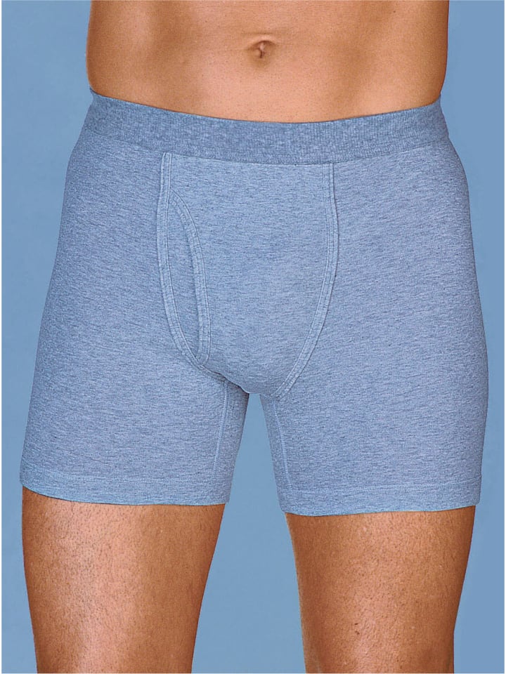 

WITT WEIDEN Короткие трусы меланжевого джинсового синего цвета