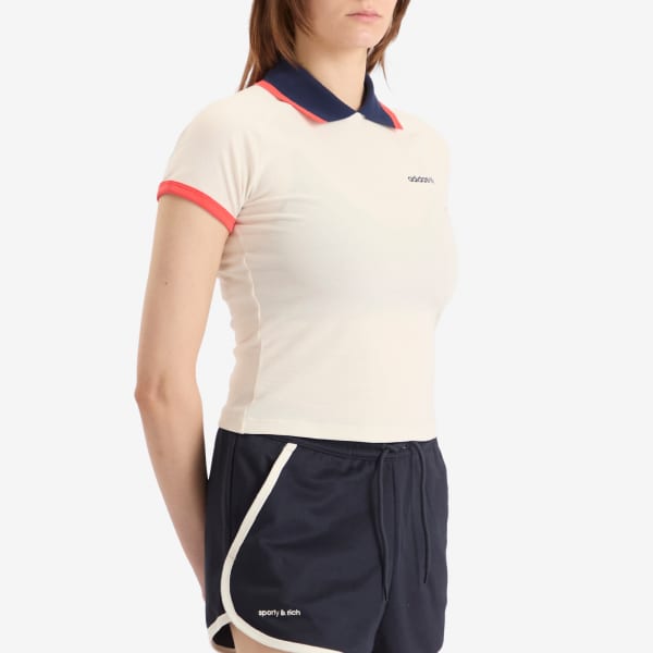 Рубашка поло Adidas, белый — фото 2