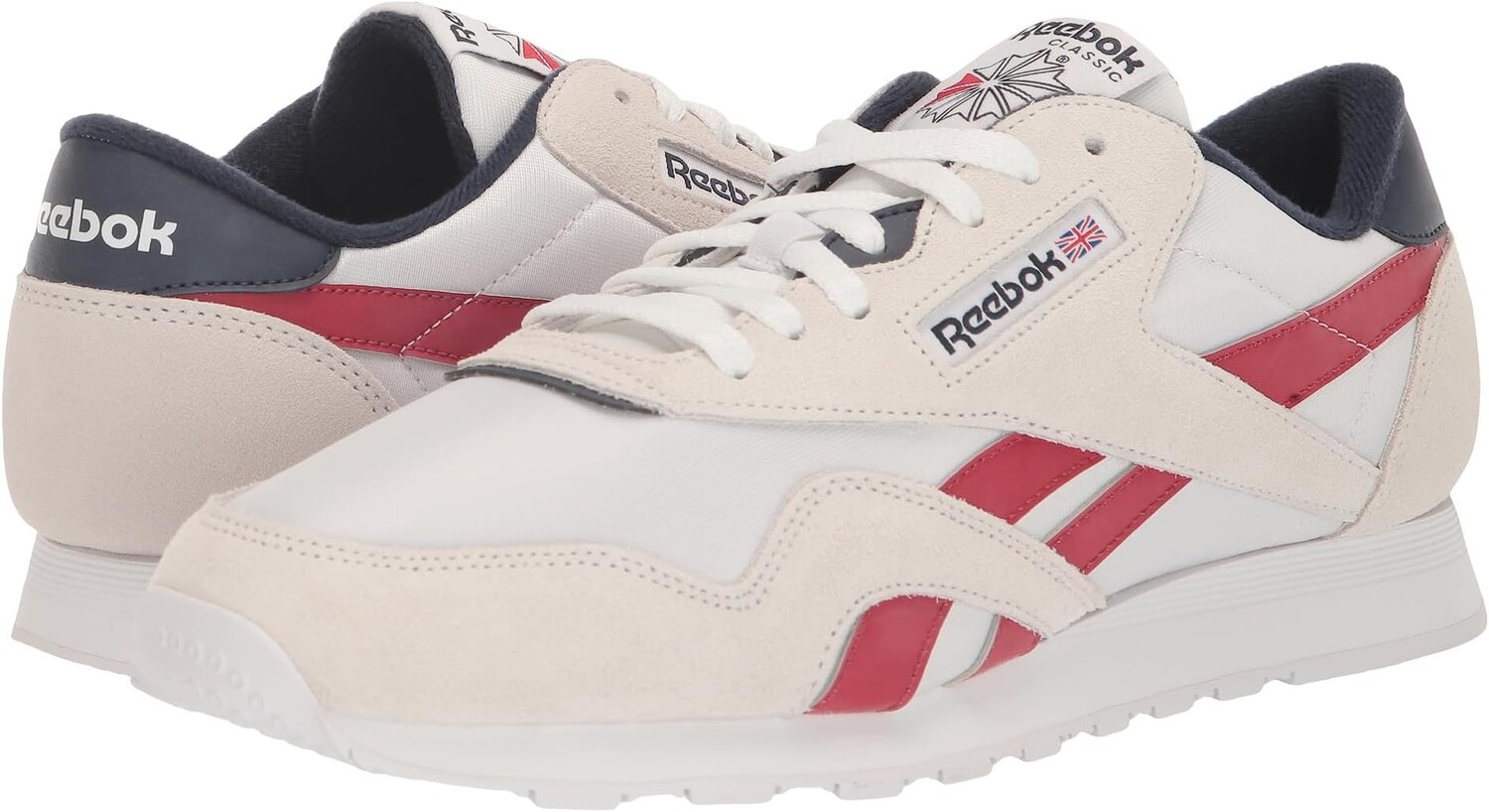 

Кроссовки Classic Nylon Reebok, цвет White/White, Белый, Кроссовки Classic Nylon Reebok, цвет White/White