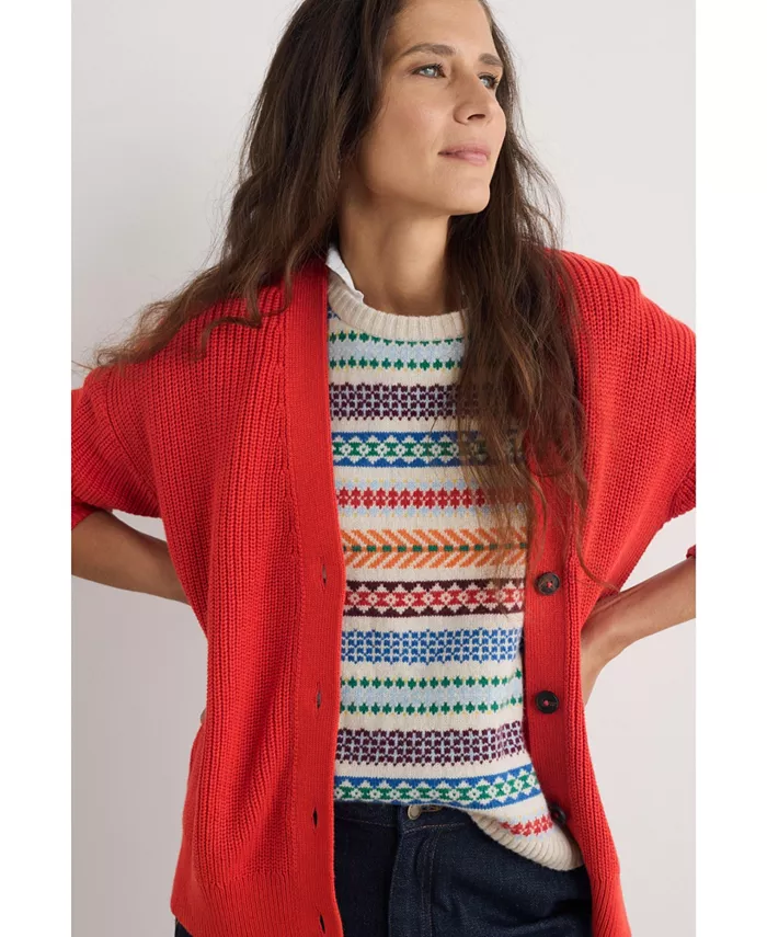 

Женский кардиган Winding Creek Seasalt Cornwall, красный