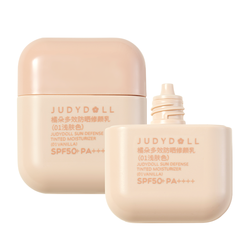 

Тонирующий крем для лица солнцезащитный крем 15g стойкий без эффекта маски осветляющий выравнивающий тон кожи Judydoll