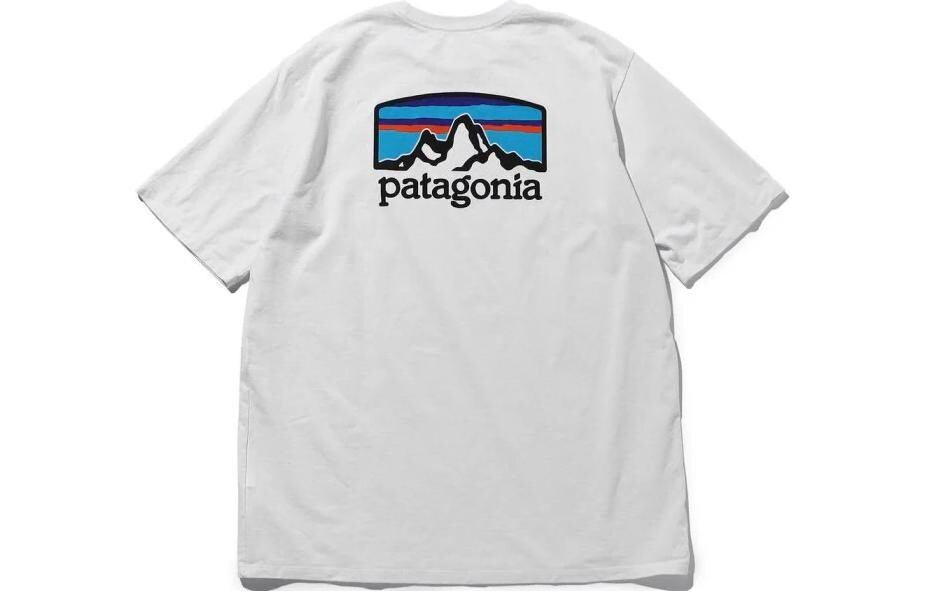 

patagonia Патагония Мужская футболка, Темный Рубин
