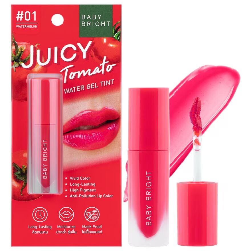 

Baby Bright Водный гель-тинт Juicy Tomato 2,5г. 01 Арбуз, Watermelon