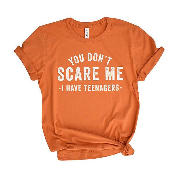 

Футболка с принтом "You don't scare me i have teenagers" Simply Sage Market, Orange, Зеленый, Футболка с принтом "You don't scare me i have teenagers" Simply Sage Market, Orange