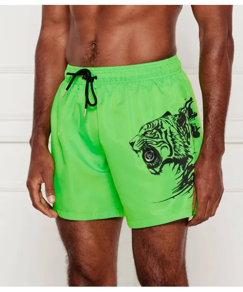 

Пляжные шорты Regular fit Plein Sport, зеленый