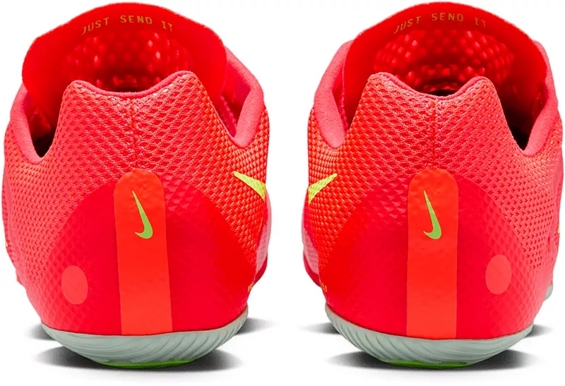 Легкоатлетические кроссовки Nike Zoom Rival для спринта, красный/оранжевый — фото 2