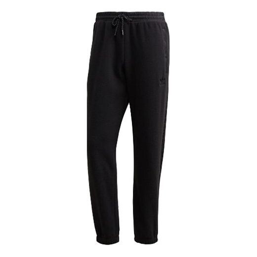 

Брюки originals polar fleece aop pants for men black Adidas, черный