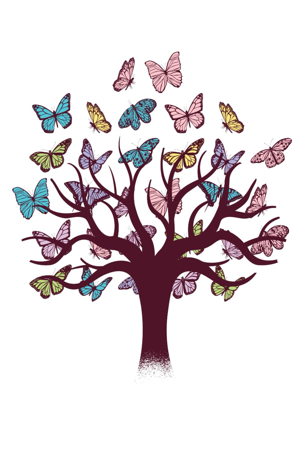 

Butterfly Notebook: Butterfly Notebook, Dot-Graph Journal or Notebook (6x9 Inches) with 120 Pages