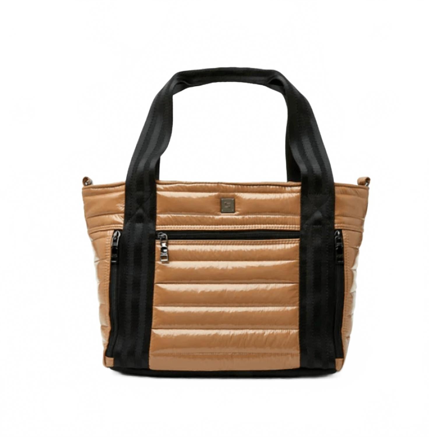 

Женская сумка Jr. Jet Set Wingman в глянцевом карамельном цвете Think Royln, Glossy Caramel