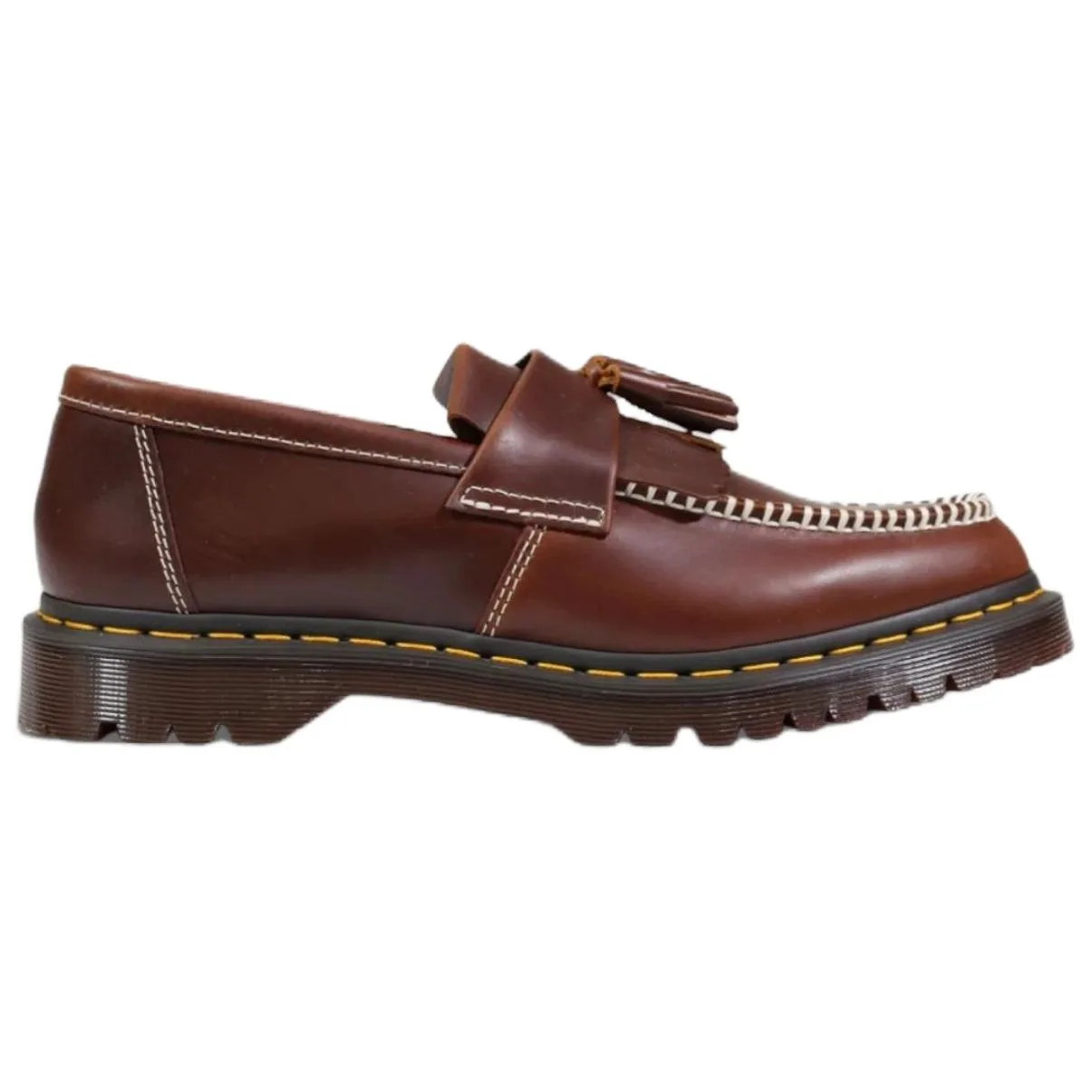 Dr.Martens Кожаные лоферы Adrian Ben Butterscotch Orleans для мужчин, цвет Russet — фото 3