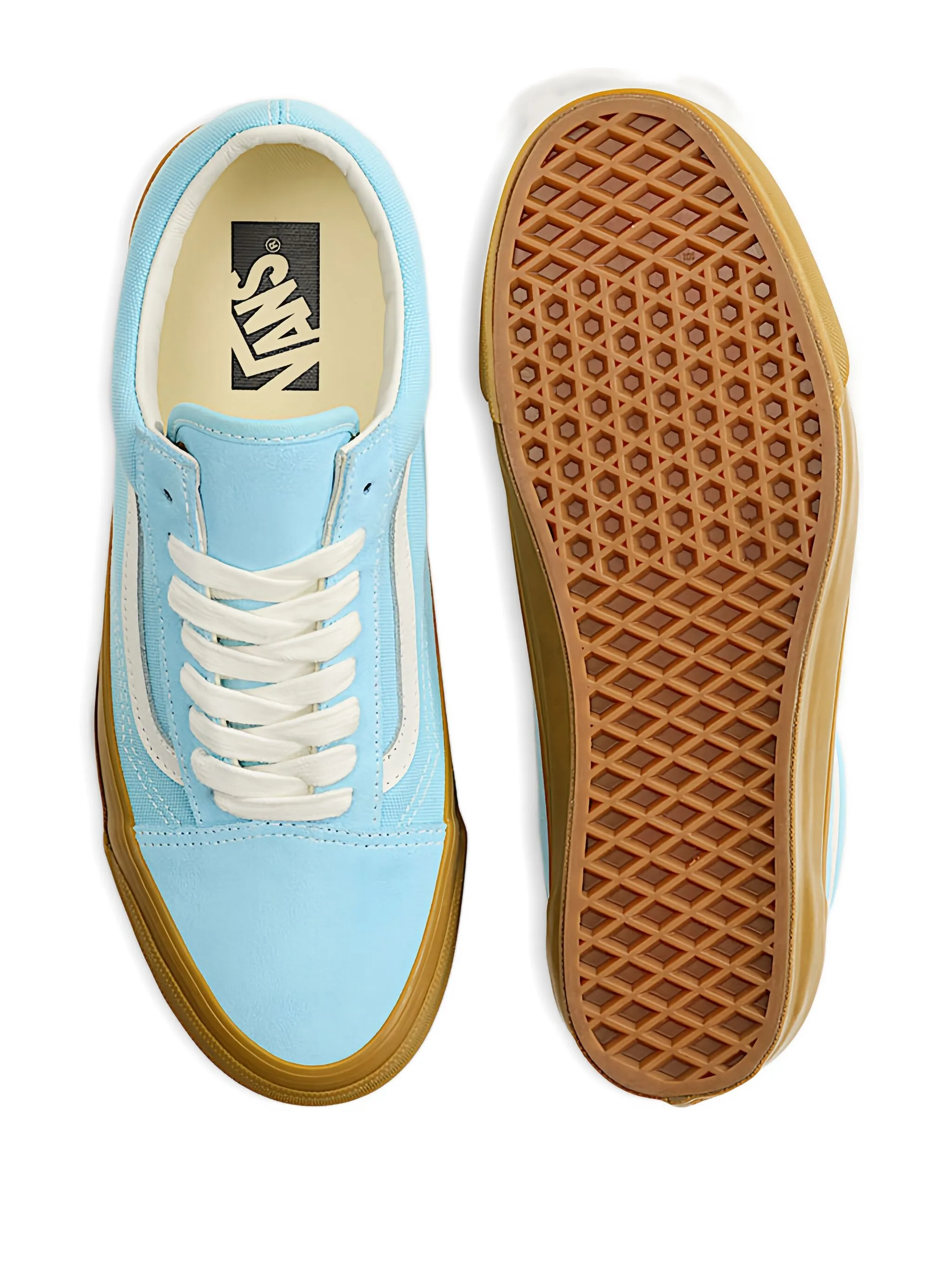 Кеды Old Skool LX Crystal/Blue/Gum Vans, синий — фото 4