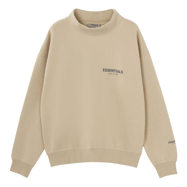 

Толстовка Fear of God Essentials FW21 Mock Neck Sweatshirt Beige, бежевый