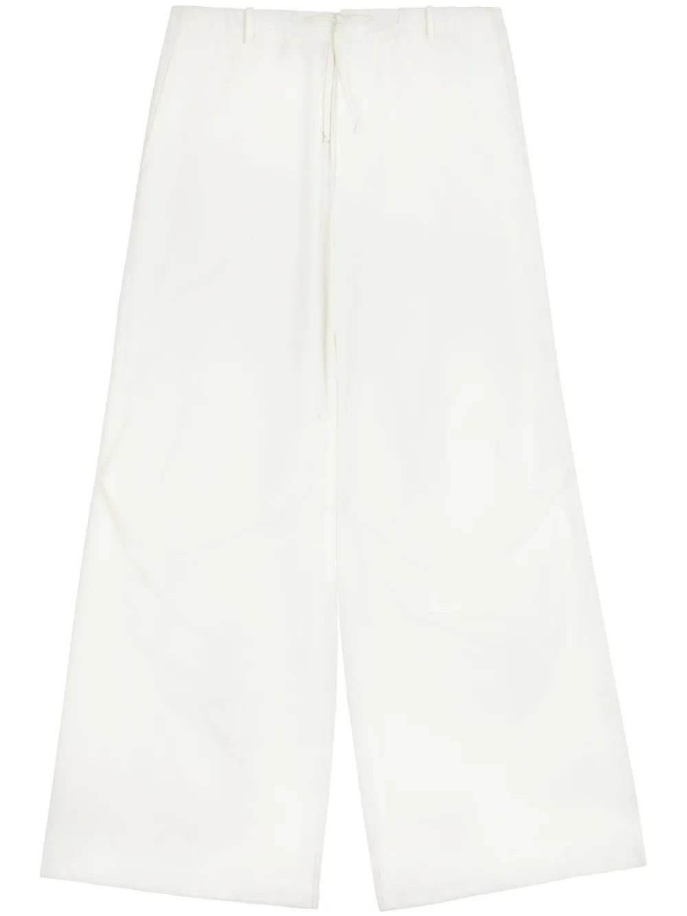 

Широкие брюки с кулиской MM6 Maison Margiela, белый