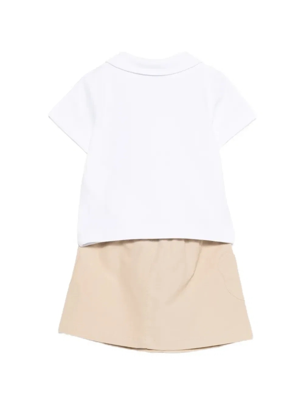 Комплект из топа и юбки Moschino Kids, белый — фото 2