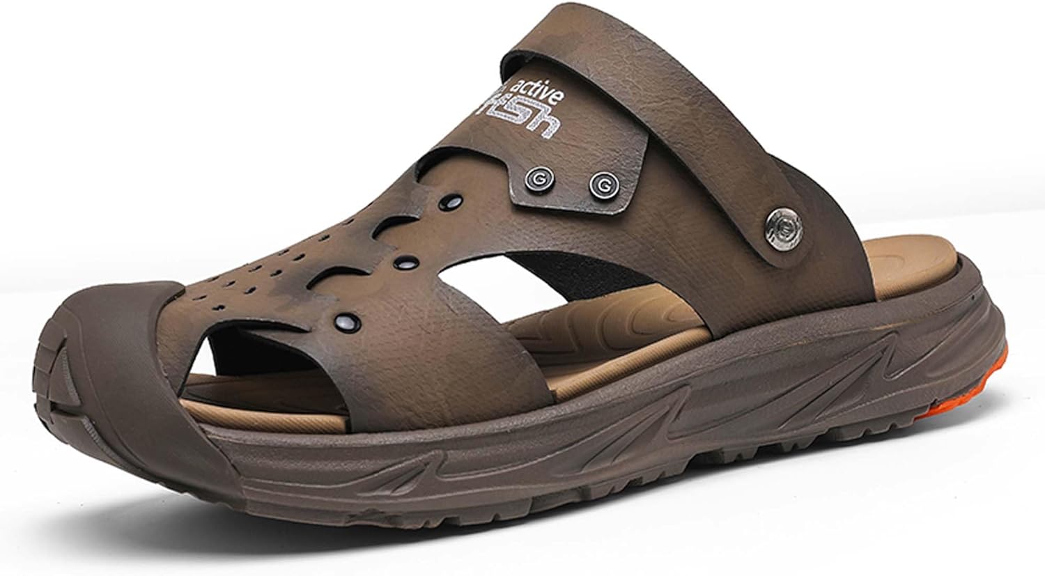 

Летние легкие дышащие пляжные сандалии на пальцы, удобные тапочки для пальцев Generic, хаки