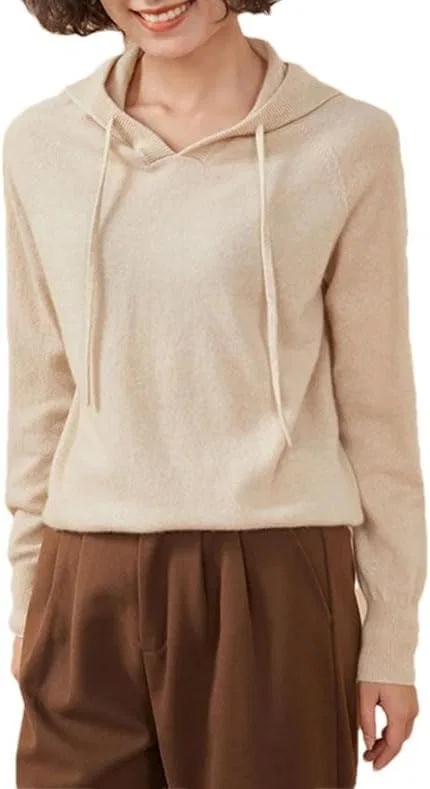 Худи женское с капюшоном, кашемир, однотонное, цвет 1